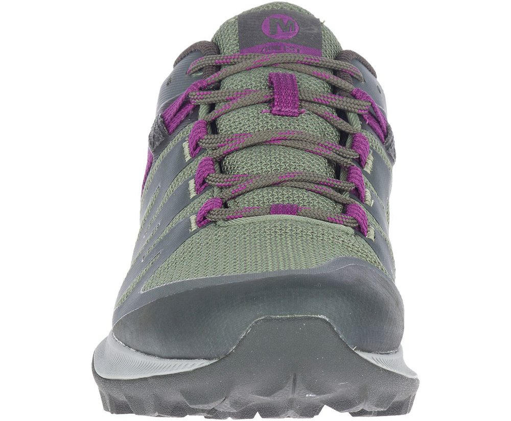 Buty Trekkingowe Merrell Damskie Oliwkowe - Zion Fst Waterproof - 683059-NCK